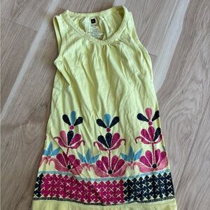 TEA Collection Sleeveless Cotton Summer Floral Dress Size 3T